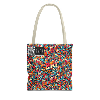 Neo-Traditional Street Art Modern Street Art Fusion Tote Bag - 8404 Design-58