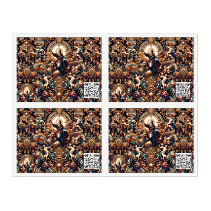 Digital Renaissance Luxurious Streetwear Inspired By Classical Art With a Modern Twist Sticker Sheets - 8404 Design-64