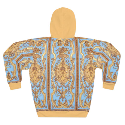 8404 Unisex Adult's "royal" Fashion Pullover Hoodie in Gold