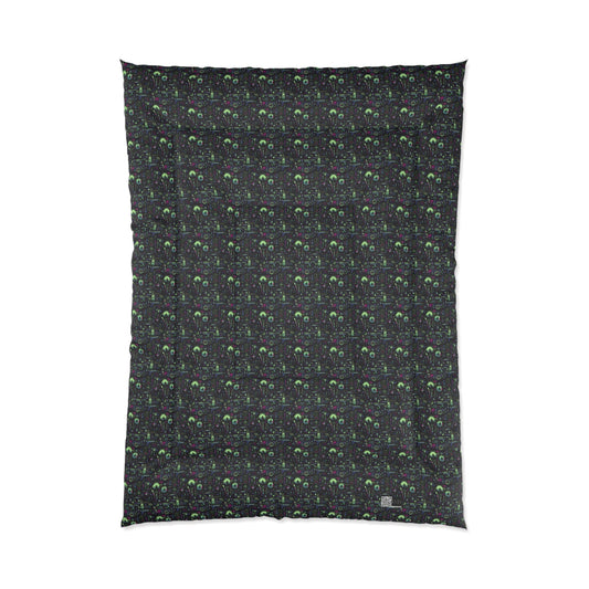 Tech Noir Futuristic Cyberpunk Comforter - 8404 Design-63