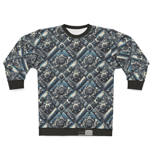Tech Utility Fusion Tech-Forward Utility With a Futuristic Edge Sweatshirt - 8404 Design-43