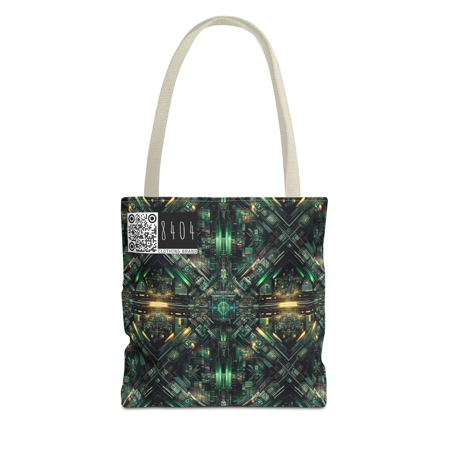 Tech Noir Graphics Tech-Inspired Streetwear Tote Bag - 8404 Design-56