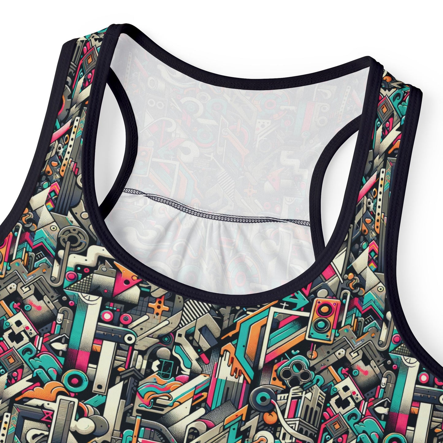 Digital Street Art Urban Street Style Women's Tank Top - 8404 Design-74