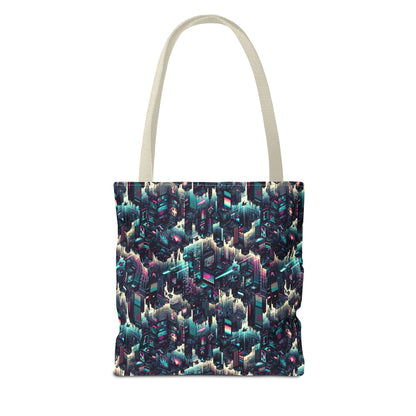 Digital Rebellion Tech-Inspired Streetwear Tote Bag - 8404 Design-51