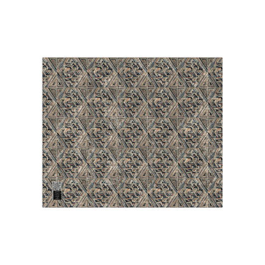 Tech Illusion Graphics Futuristic Artistry Crushed Velvet Blanket - 8404 Design-52