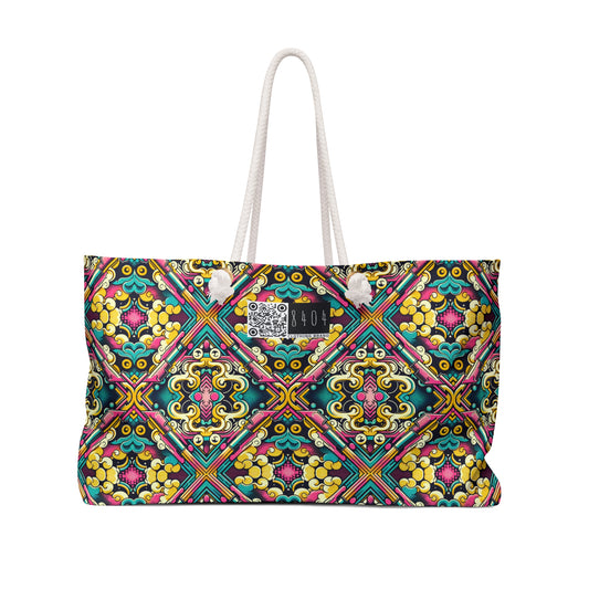 Neon Pop Art Revival Pop Culture Retro Weekender Bag - 8404 Design-59