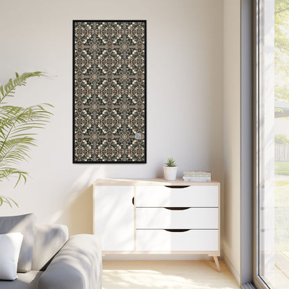 Cyber Garden Party Tech Garden Extravaganza Matte Canvas, Framed (multi-Color) - 8404 Design-66 A
