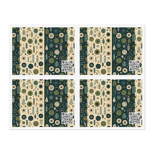 Sustainable Street Utility Sustainable Tech Streetwear Sticker Sheets - 8404 Design-62