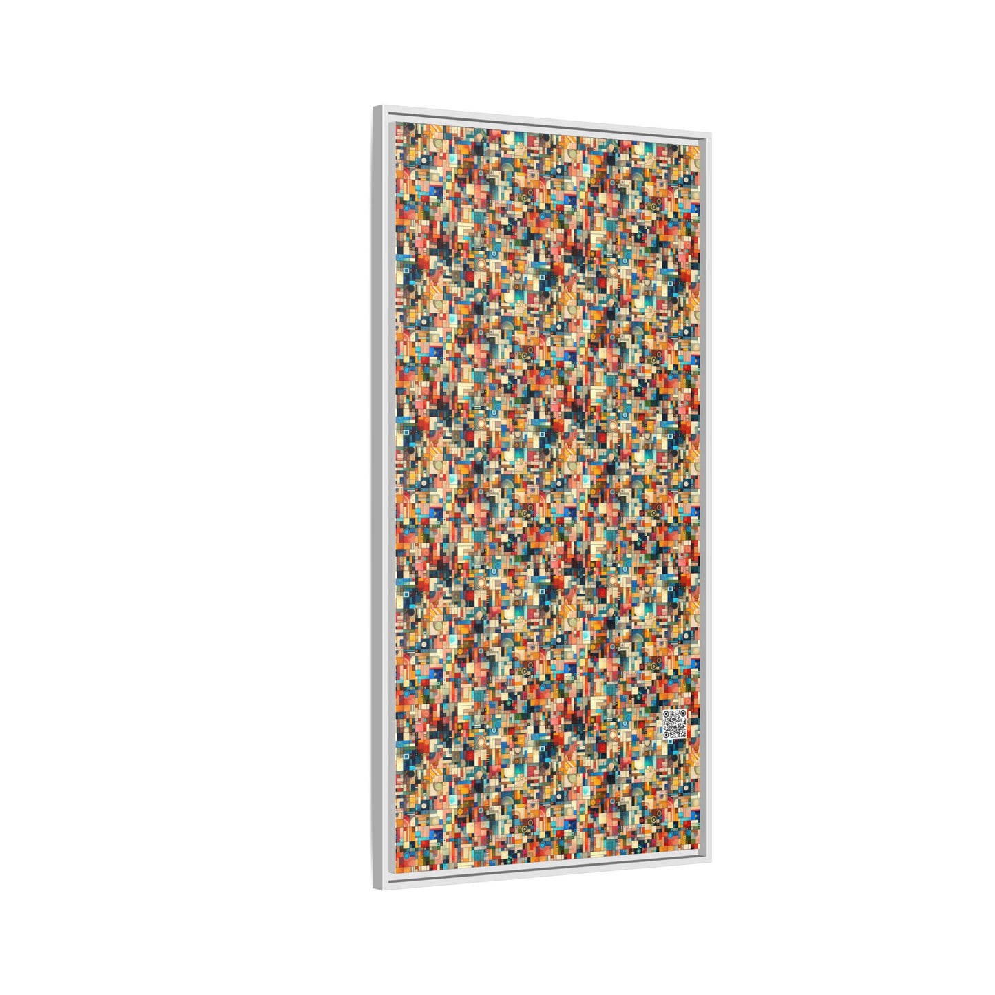 Digital Artistic Expression Artistic Streetwear Matte Canvas, Framed (multi-Color) - 8404 Design-46 B