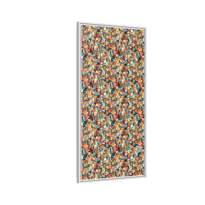 Digital Artistic Expression Artistic Streetwear Matte Canvas, Framed (multi-Color) - 8404 Design-46 B