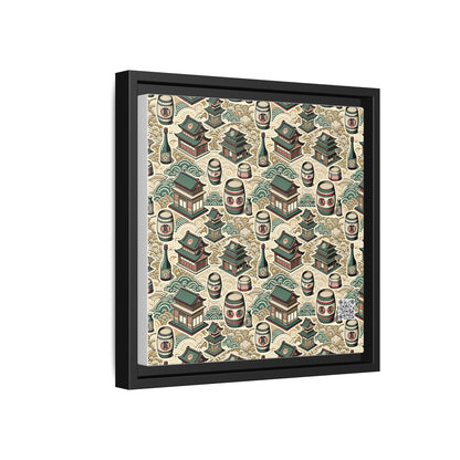 Cultural Artisanal Fusion Contemporary Cultural Elegance Matte Canvas, Framed (multi-Color) - 8404 Design-68 B