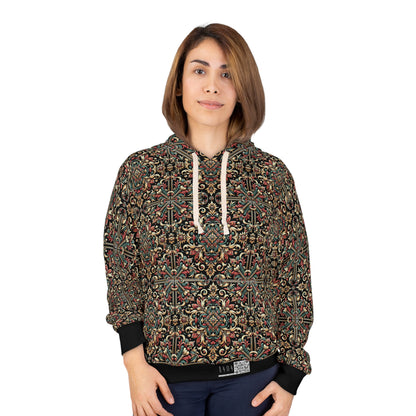 Streetwear Renaissance Artistic Clash of Old and New Pullover Hoodie - 8404 Design-46