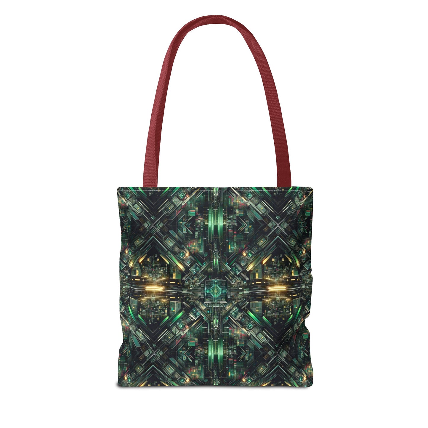 Tech Noir Graphics Tech-Inspired Streetwear Tote Bag - 8404 Design-56