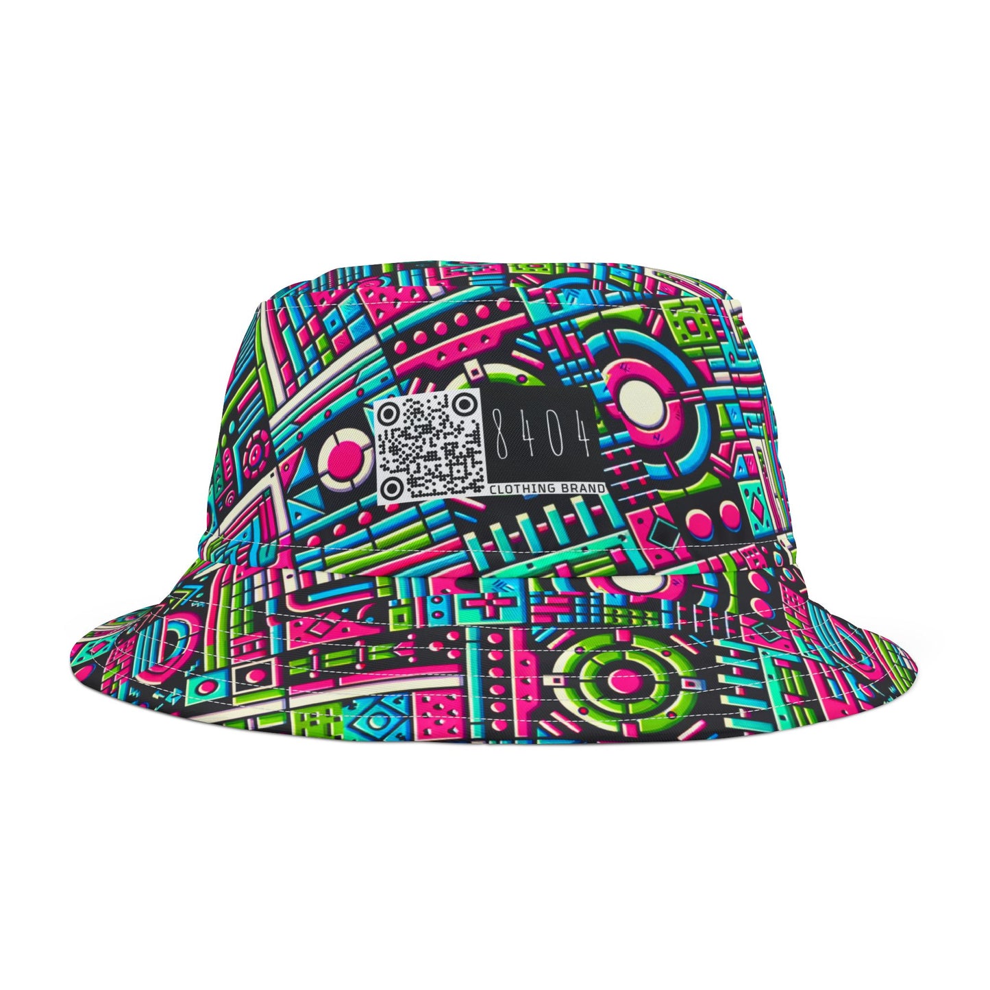 Neon Street Pop Vibrant and Eye-catching Bucket Hat - 8404 Design-62