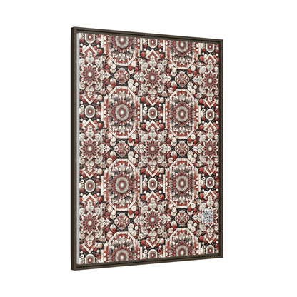 Neo Jomon Sculptural Aesthetics Artisanal Streetwear Matte Canvas, Framed (multi-Color) - 8404 Design-55 A