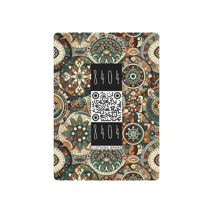 Cultural Artisanal Fusion Cultural Artisanal Streetwear Poker Playing Cards - 8404 Design-61 B