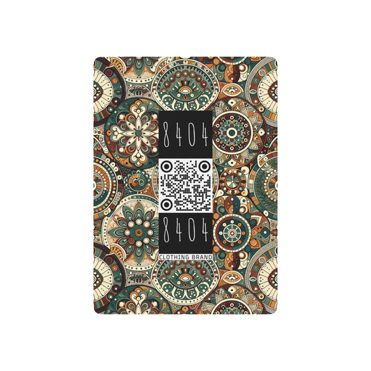 Cultural Artisanal Fusion Cultural Artisanal Streetwear Poker Playing Cards - 8404 Design-61 B