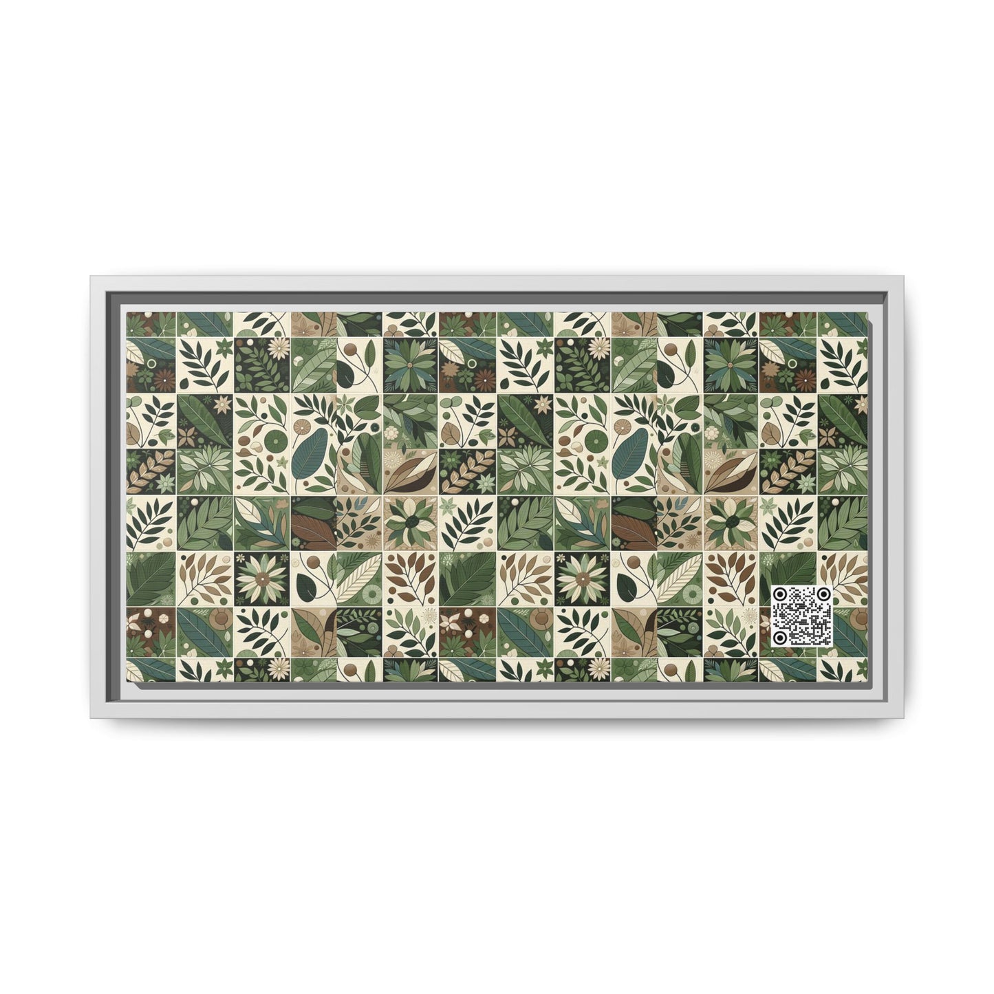 Streetwear Sustainability Environmentally Conscious Streetwear with a Natural Aesthetic Matte Canvas, Framed (multi-color) - 8404 Design-57 B