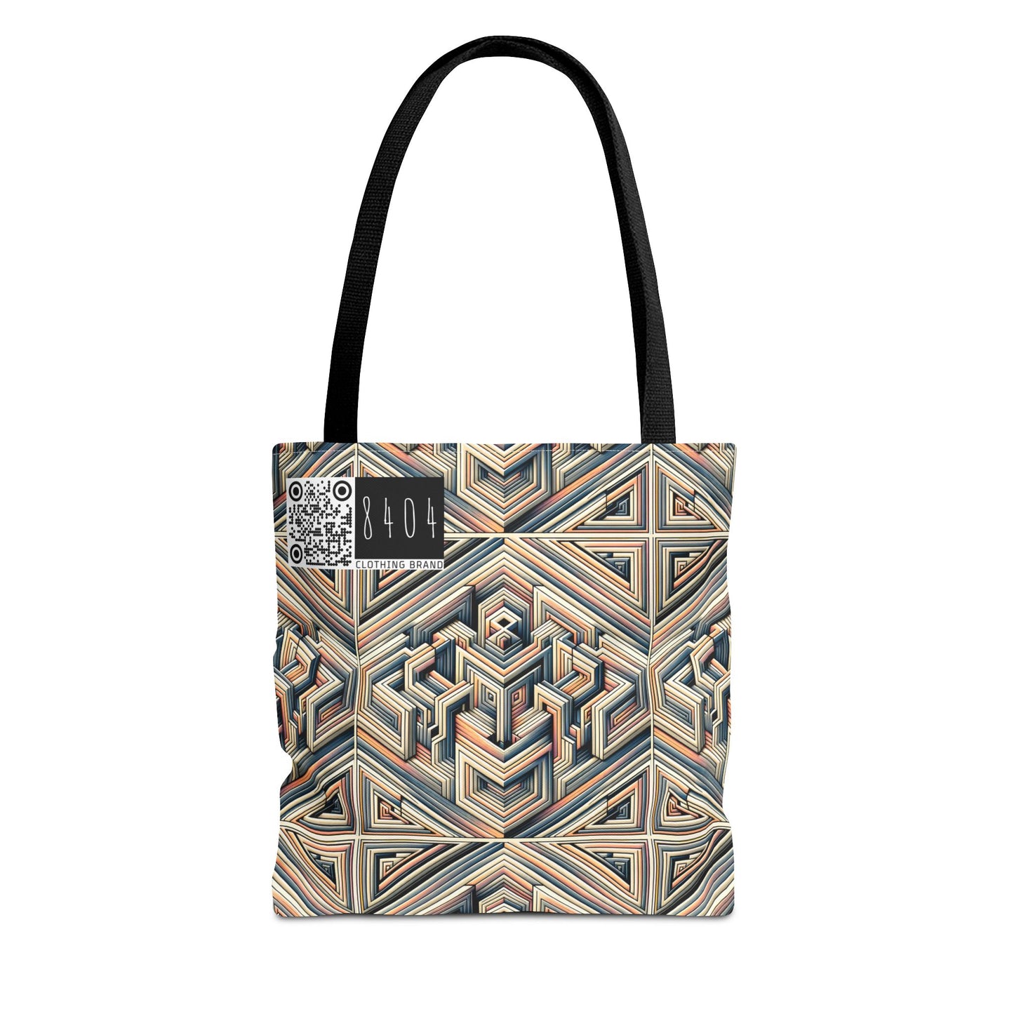 Tech Illusion Graphics Futuristic Artistry Tote Bag - 8404 Design-52