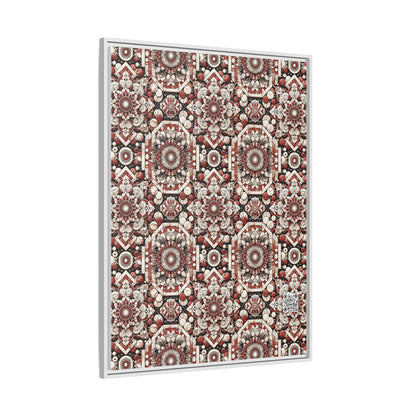 Neo Jomon Sculptural Aesthetics Artisanal Streetwear Matte Canvas, Framed (multi-Color) - 8404 Design-55 A