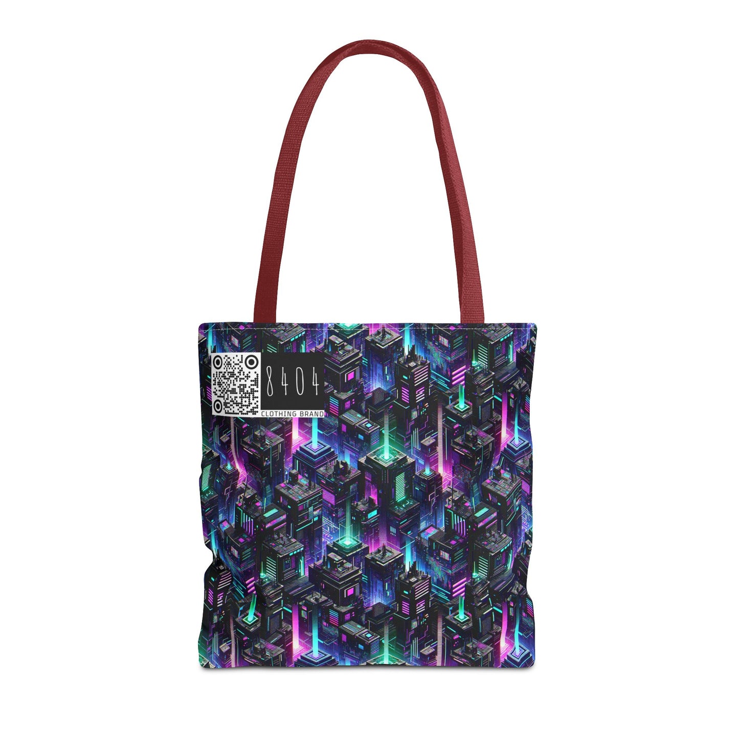 Tech Noir Graphics Futuristic Tech Aesthetics Tote Bag - 8404 Design-55