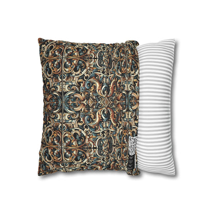 Urban Renaissance Historical Fusion With Street Edge Spun Polyester Square Pillowcase - 8404 Design-59