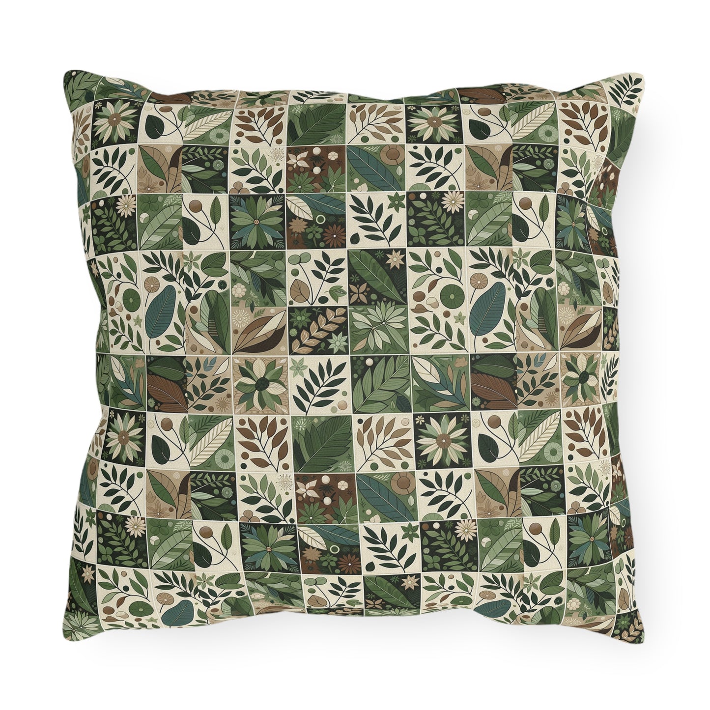 Streetwear Sustainability Environmentally Conscious Streetwear with a Natural Aesthetic Outdoor Pillow - 8404 Design-57
