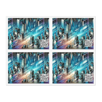 Digital Motion Futuristic Tech Sticker Sheets - 8404 Design-58