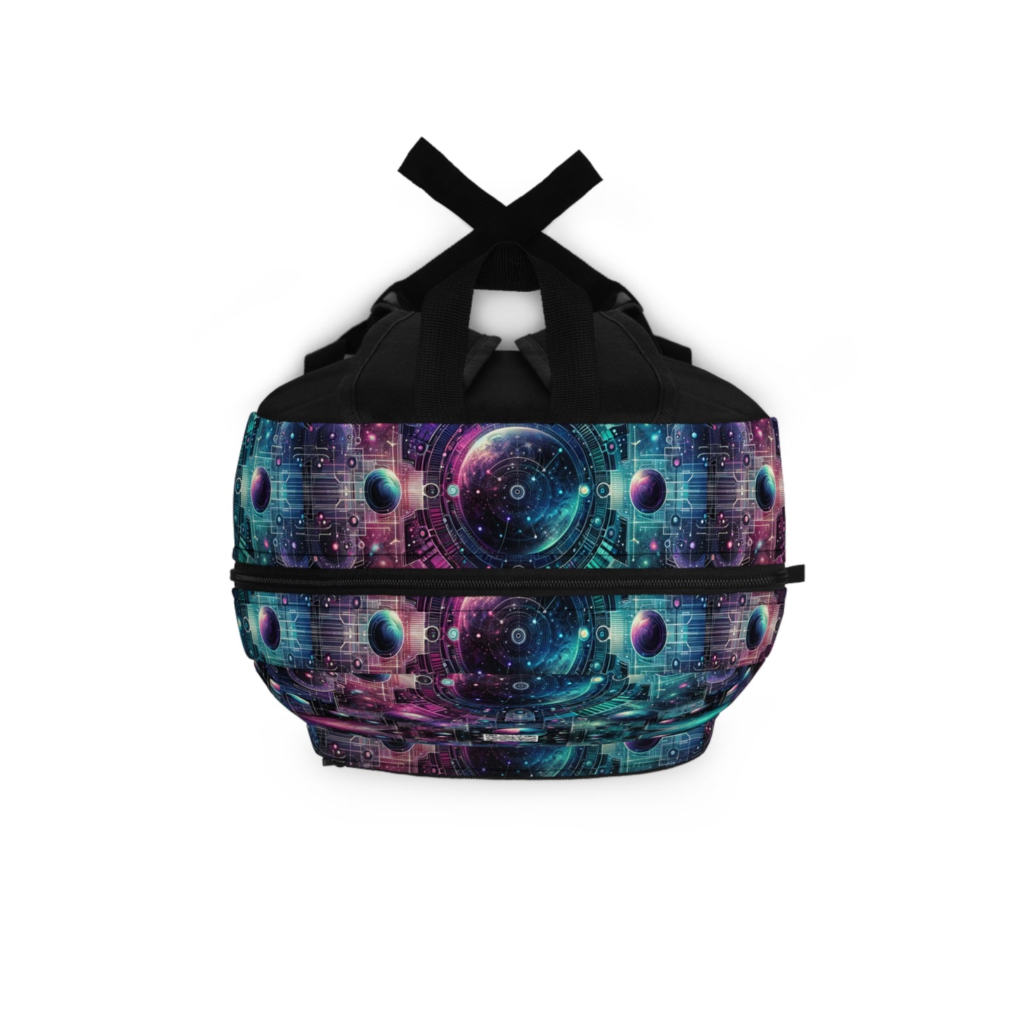 Galactic Hues Tech-Forward Cosmic Fusion Backpack - 8404 Design-59