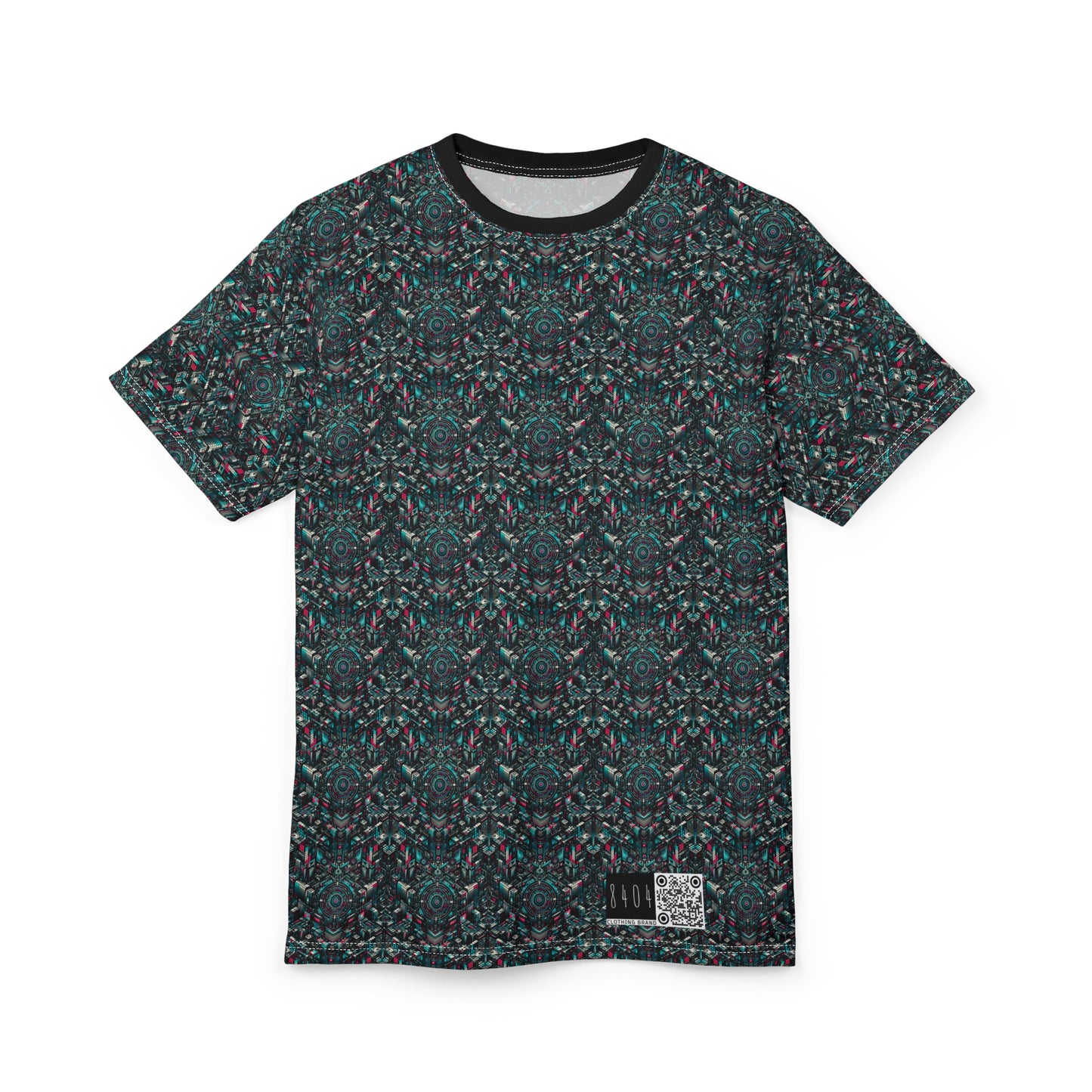 Digital Rebellion Tech-Inspired Streetwear Unisex Cut & Sew Tee - 8404 Design-54