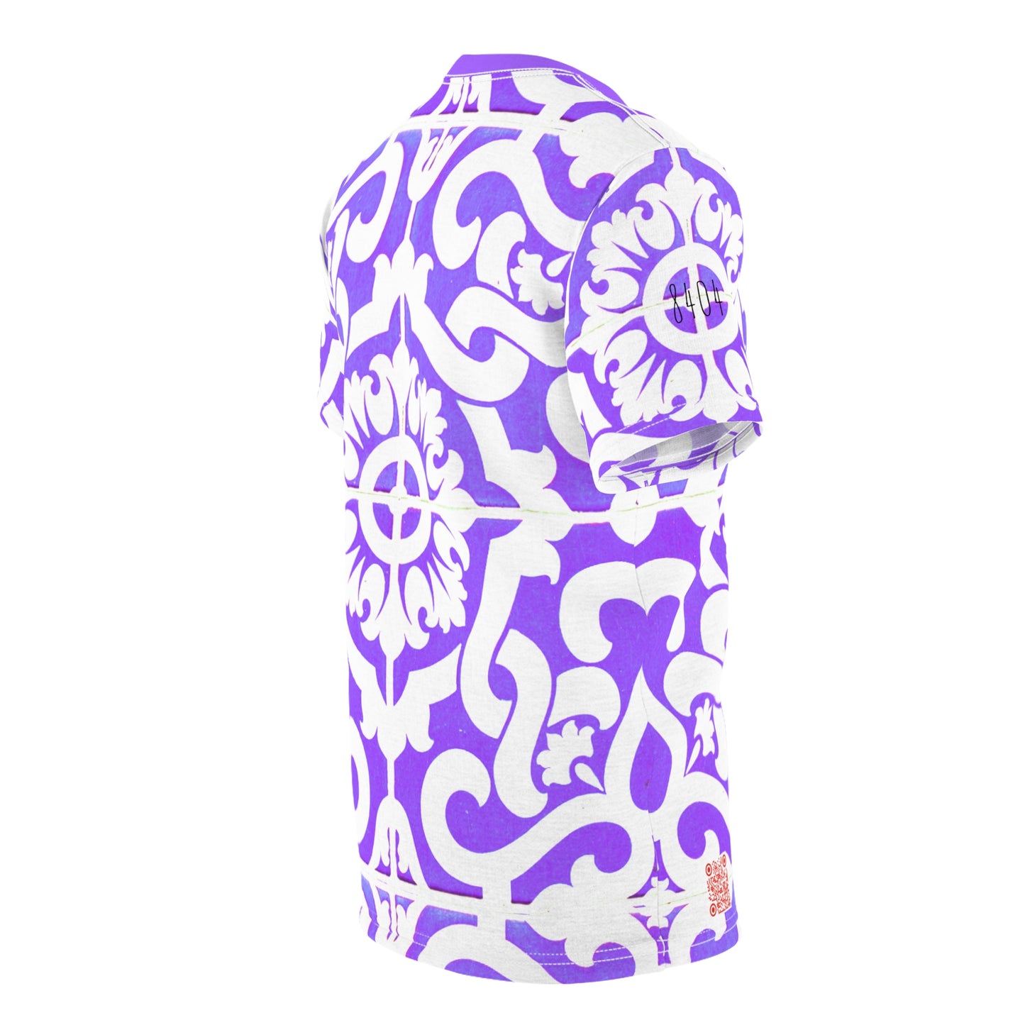 8404 Design Unisex Cut & Sew Tee - "pattern 6 Purple" - S/m/l/xl/2xl/3xl T-Shirt