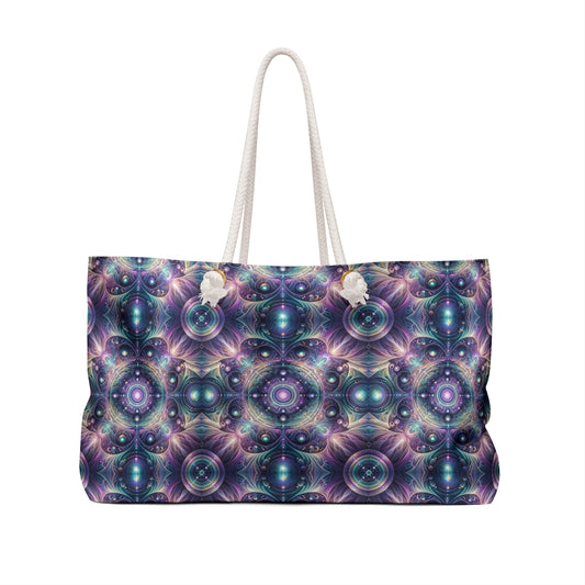 Iridescent Tech Fusion Tech-Forward Streetwear Weekender Bag - 8404 Design-61