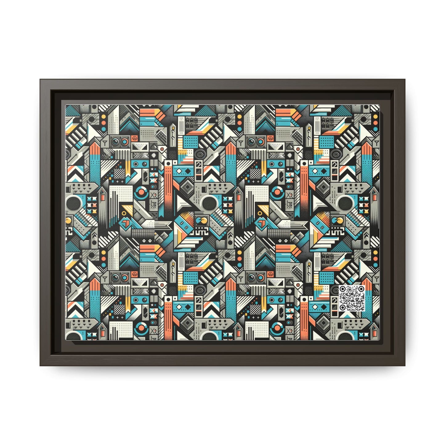 Digital Street Art Urban Street Style Matte Canvas, Framed (multi-color) - 8404 Design-81 A