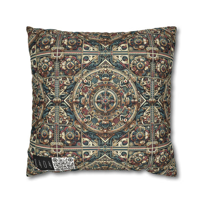 Urban Renaissance Historical Fusion With Street Edge Faux Suede Square Pillowcase - 8404 Design-57