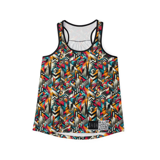 Graffiti Revival Urban Street Art Women's Tank Top - 8404 Design-62