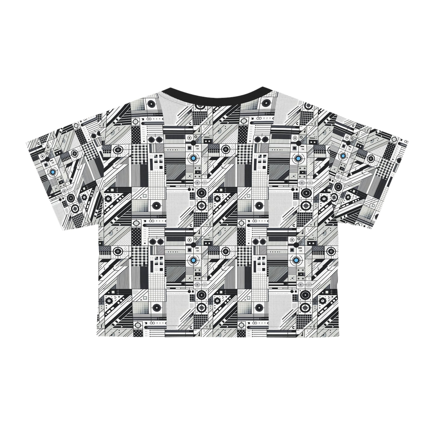 Digital Minimalism Minimalist Tech Crop Tee - 8404 Design-52