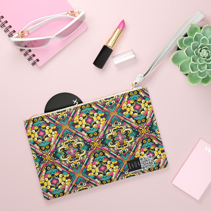 Neon Pop Art Revival Pop Culture Retro Clutch Bag - 8404 Design-59