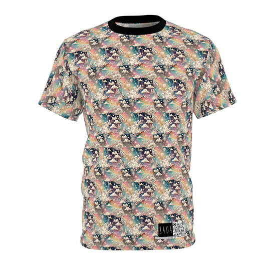 Digital Dreamland Whimsical and Nostalgic Streetwear With a Digital Twist Unisex Cut & Sew Tee - 8404 Design-52