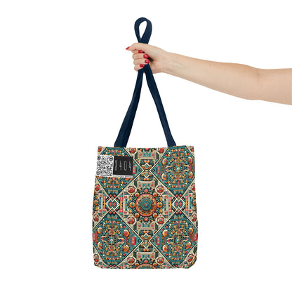 Cultural Fusion Tech Blend of Cultural Heritage With Tech-Inspired Elements Tote Bag - 8404 Design-74