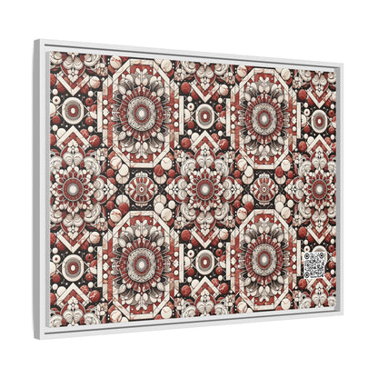 Neo Jomon Sculptural Aesthetics Artisanal Streetwear Matte Canvas, Framed (multi-Color) - 8404 Design-55 A