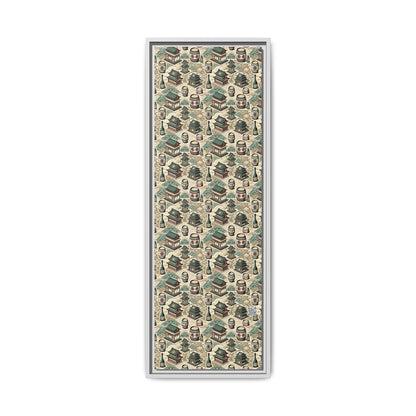 Cultural Artisanal Fusion Contemporary Cultural Elegance Matte Canvas, Framed (multi-Color) - 8404 Design-68 B