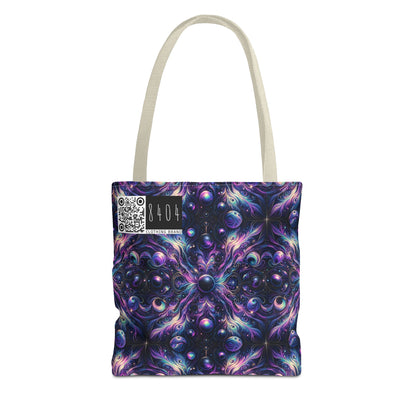Galactic Hues Tech-Forward Cosmic Fusion Tote Bag - 8404 Design-41