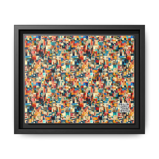 Digital Artistic Expression Artistic Streetwear Matte Canvas, Framed (multi-Color) - 8404 Design-46 B