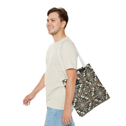 Cyber Garden Party Tech Garden Extravaganza Tote Bag - 8404 Design-66