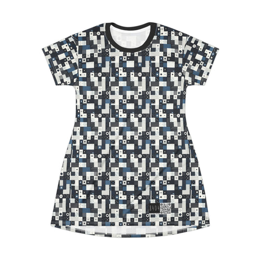Minimalist Athleisure Minimalist Tech T-Shirt Dress - 8404 Design-39