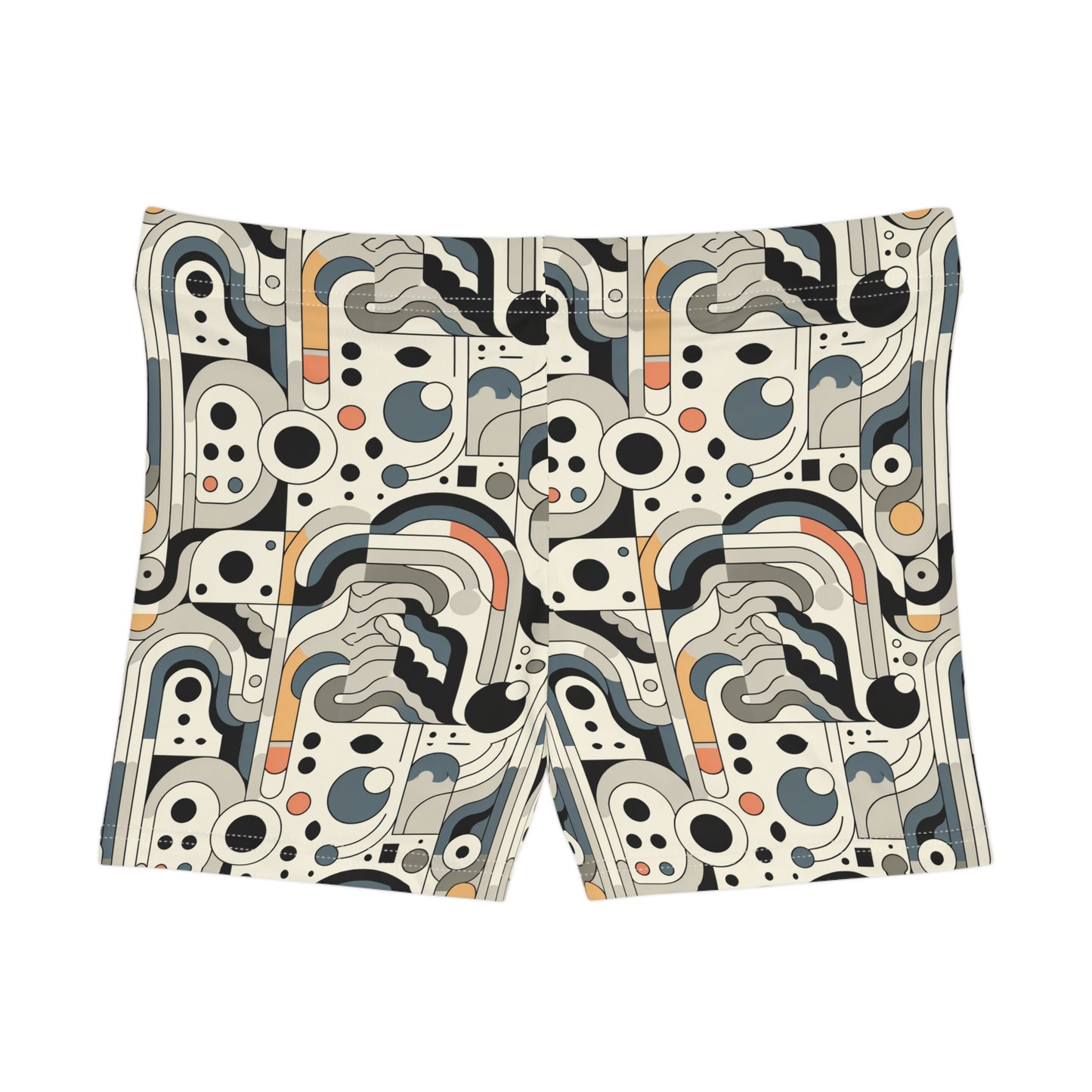 Modern Minimalism Minimalist Tech Women's Shorts - 8404 Design-60