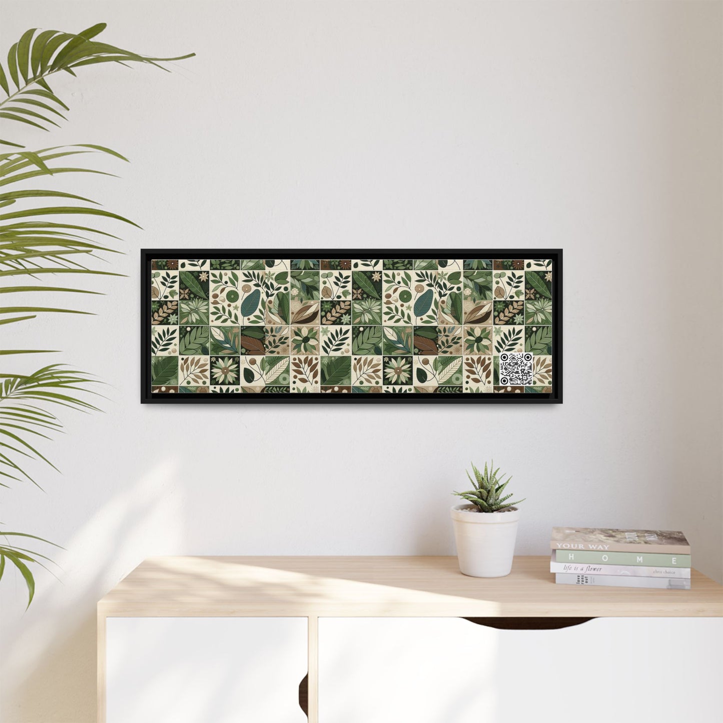 Streetwear Sustainability Environmentally Conscious Streetwear with a Natural Aesthetic Matte Canvas, Framed (multi-color) - 8404 Design-57 B