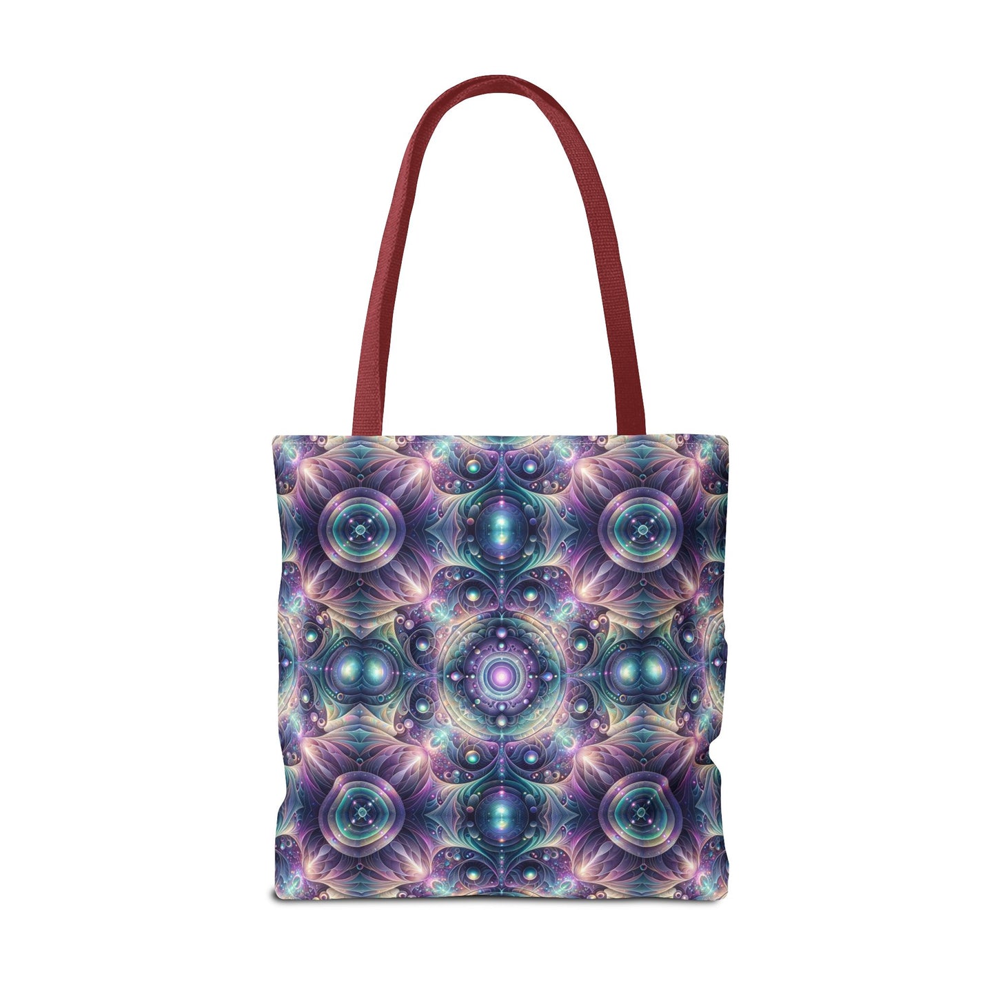 Iridescent Tech Fusion Tech-Forward Streetwear Tote Bag - 8404 Design-61
