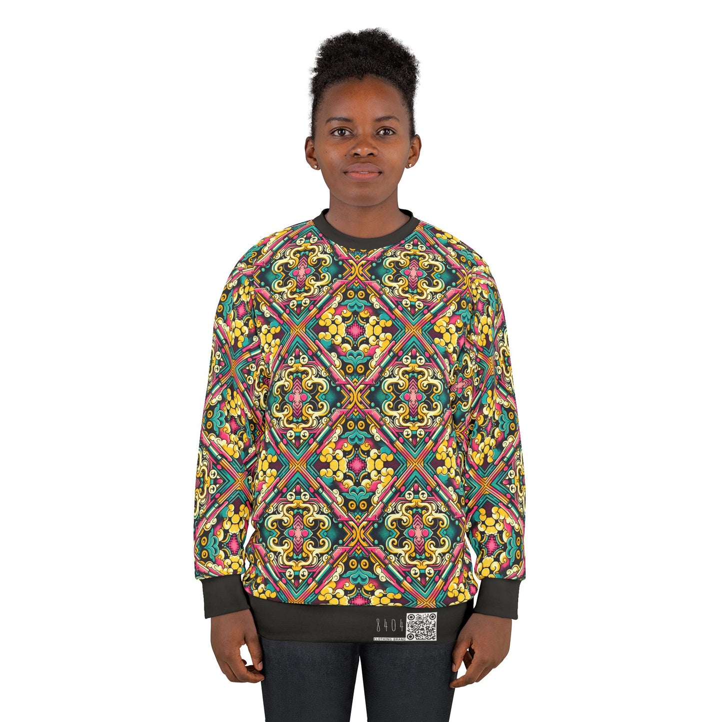 Neon Pop Art Revival Pop Culture Retro Sweatshirt - 8404 Design-59