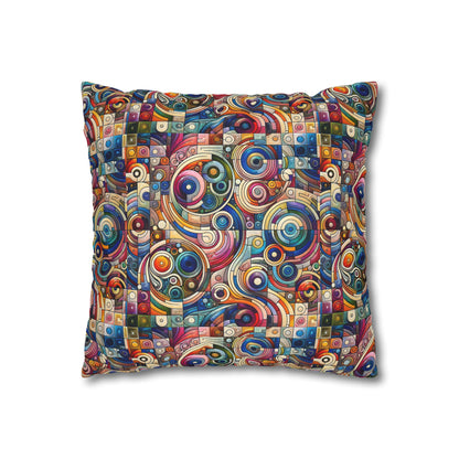 Digital Artistic Expression Artistic Streetwear Spun Polyester Square Pillowcase - 8404 Design-49